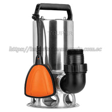 Cargar imagen en el visor de la galería, Bomba Sumergible TRUPER Metálica Inoxidable Agua Sucia 1 HP. Importadora Marvin