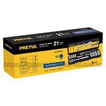 Cargar imagen en el visor de la galería, Juego Kit Rachas Pretul 21 Piezas mm. Importadora Marvin Herramientas